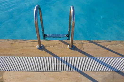 swimming pool for swimming in summertime heat