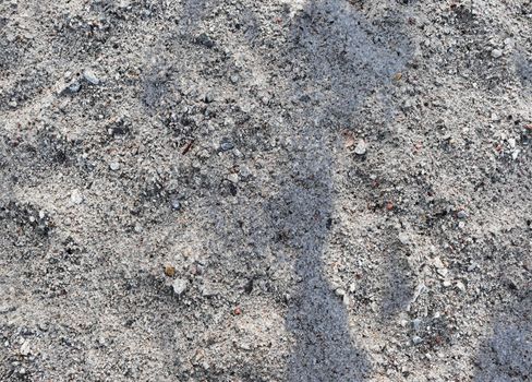 Detailed close up view on sand on a beach at the baltic sea in Germany