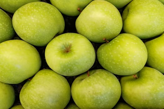 View from above. Textured background. Juicy and delicious fruit.