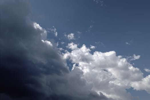 Grim weather and the expectation of cataclysm. It's a natural phenomenon. View from below.