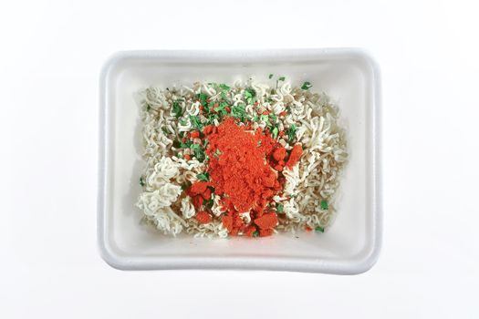 Doshirak fast food. Isolate on white background.