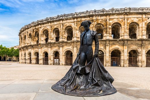 The arenas of Nîmes are a Roman amphitheater built towards the end of the 1st century in the French city of Nîmes, in the Gard.