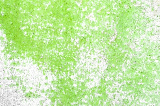 Grey-green wall with old peeled paint. Textured background