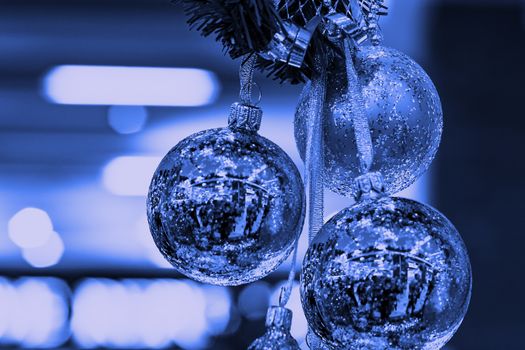 Holiday. New Year decoration and Holiday event.