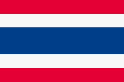 A Thailand Flag blue white red stripe background illustration