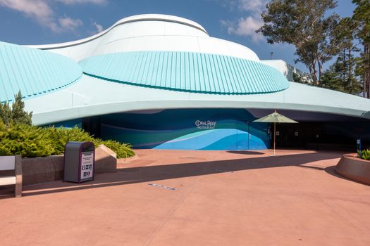 Orlando, FL/USA - 10/14/20:  The exterior of the Coral Reef restaurant at the Living Seas Pavillion in EPCOT at Walt Disney World.