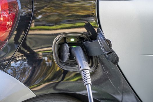 terni,italy november 06 2020:charging system for electric car