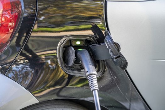 terni,italy november 06 2020:charging system for electric car