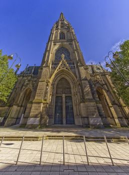 New Cathedral of the Immaculate Conception, Neuer Dom, by day in Linz, Austria