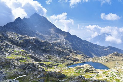 view of Monte Mars, on the border between Piedmont and Valle d'Aosta