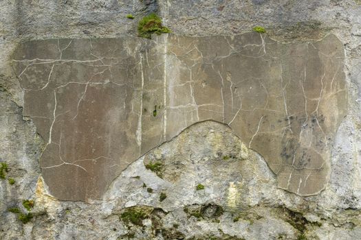 Abstract colorful cement texture and background with cracks