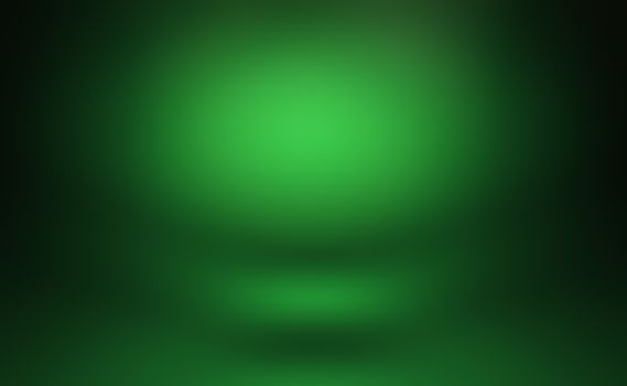 Green gradient abstract background empty room with space for your text and picture