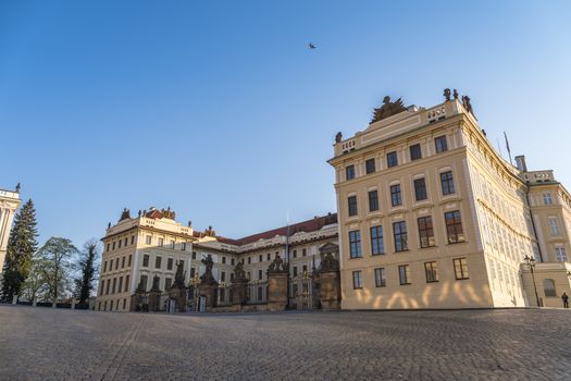 Prague castle Located in the Hradcany district is the official residence and office of the President of the Czech Republic
