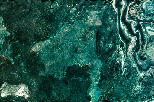 Marble streaks, similar to frozen lava flows, malachite emerald and marble texture.