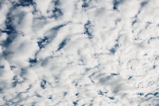 beauty of white clouds with the blue sky.