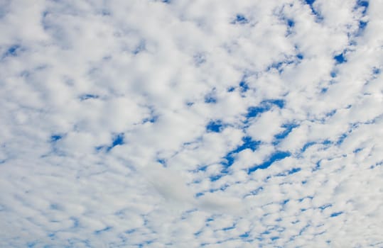 White clouds with beautiful sky.