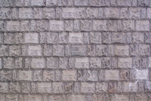 wall of the facade of the building of ceramic tiles,