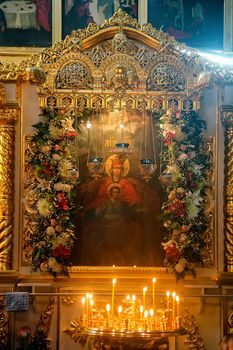 Our Lady Derzhavnaya, Sovereign, Reigning Icon is a Russian icon - remains one of the most revered both inside Russia and in Russian emigre circles. Kolomenskoye Sovereign Icon of the Mother of God