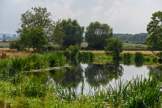 view along the river avon in England