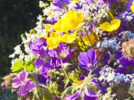 posy of flowers