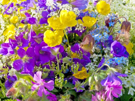 posy of flowers