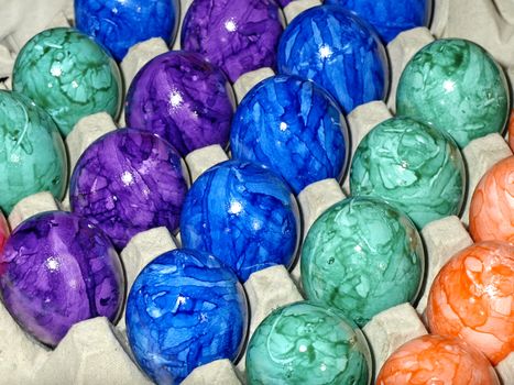 colored eggs