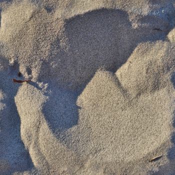 Photo realistic seamless texture pattern of sand at the beach at the baltic sea