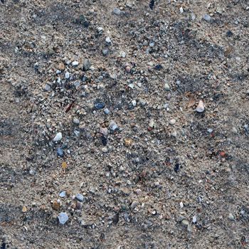 Photo realistic seamless texture pattern of sand at the beach at the baltic sea