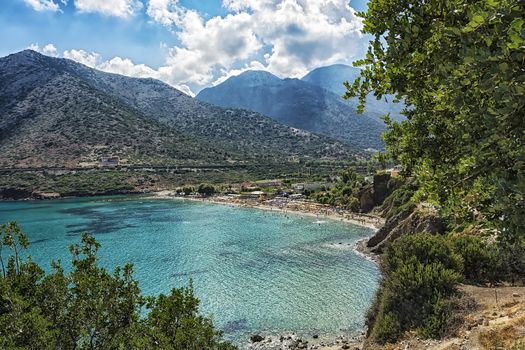 Livadi Beach in the mountain village of Bali on the island of Crete (Greece)