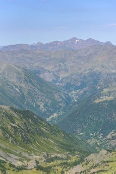 Beautiful mountain landscape in Pyrenees, Andorra.