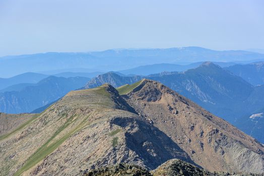 Beautiful mountain landscape in Pyrenees, Andorra.