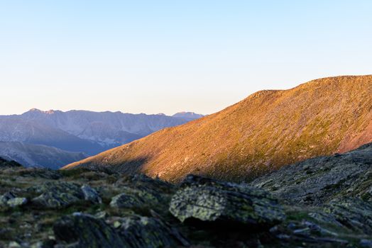 Beautiful mountain landscape in Pyrenees, Andorra.