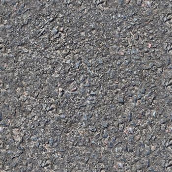 Detailed seamless texture of asphalt on a road in high resolution