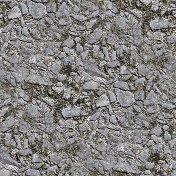 Detailed seamless texture of asphalt on a road in high resolution