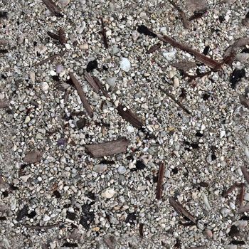 Photo realistic seamless texture pattern of gravel and pebble grounds