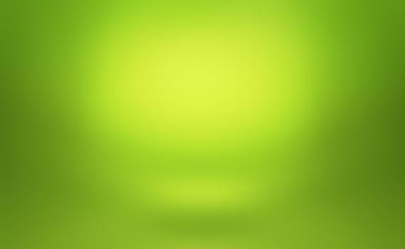 Green gradient abstract background empty room with space for your text and picture