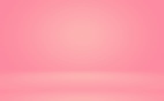 Abstract empty smooth light pink studio room background, Use as montage for product display,banner,template