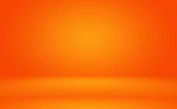 Abstract Orange background layout design,studio,room, web template ,Business report with smooth circle gradient color