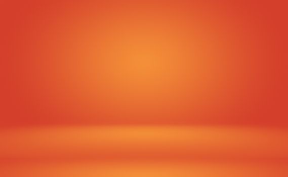 Abstract Orange background layout design,studio,room, web template ,Business report with smooth circle gradient color