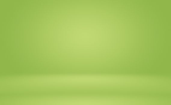 Green gradient abstract background empty room with space for your text and picture