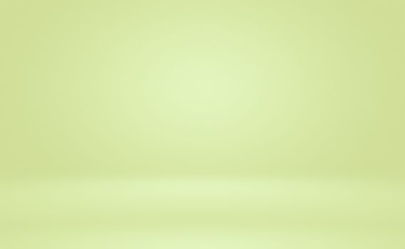 Green gradient abstract background empty room with space for your text and picture