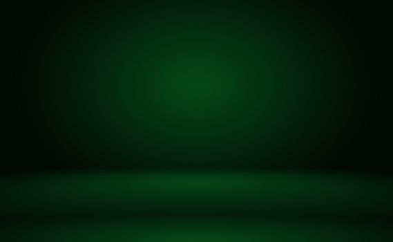 Green gradient abstract background empty room with space for your text and picture