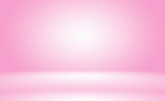 Abstract empty smooth light pink studio room background, Use as montage for product display,banner,template