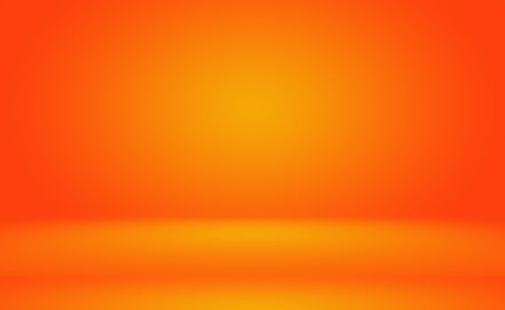 Abstract Orange background layout design,studio,room, web template ,Business report with smooth circle gradient color