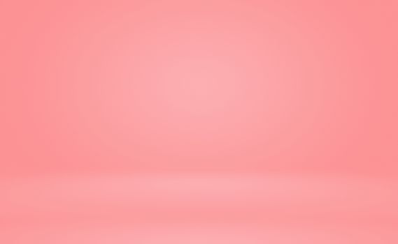 Abstract empty smooth light pink studio room background, Use as montage for product display,banner,template