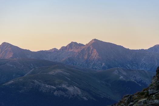 Beautiful mountain landscape in Pyrenees, Andorra.