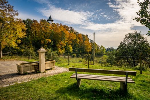 Fantastic autumn hike along the Aachtobel to the Hohenbodman observation tower near Lake Constance