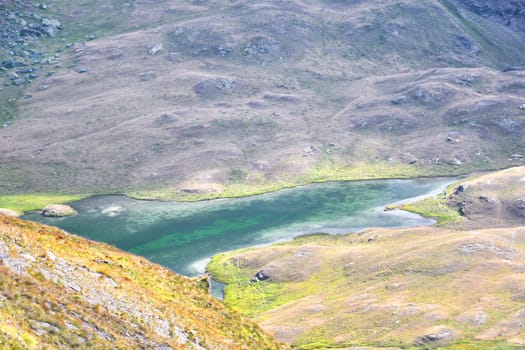 The Palasinaz lakes in the upper Champoluc valley.