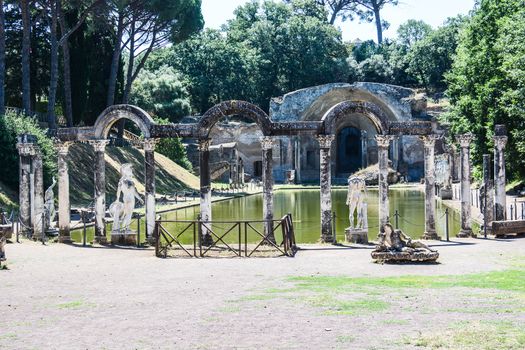 hidden treasures of Italy rare view of Canopo in Tivoly Italy