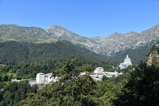 The Sanctuary of Oropa, in the Biella Prealps